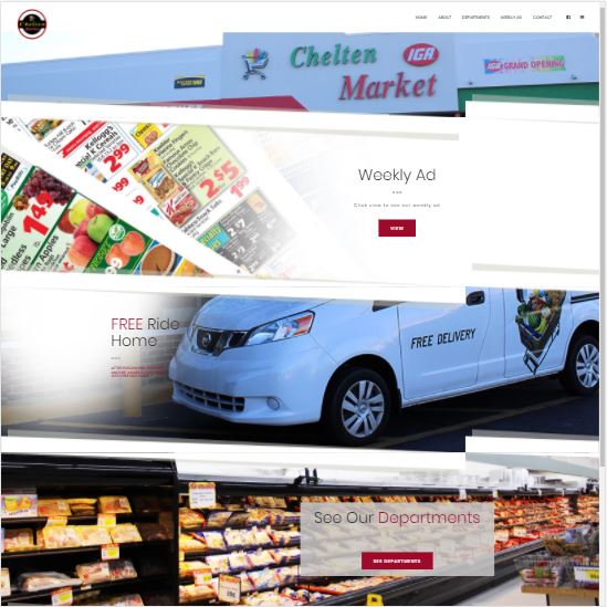 Chelten Market, a website made by the Philadelphia area web development company TAF JK Group Inc.